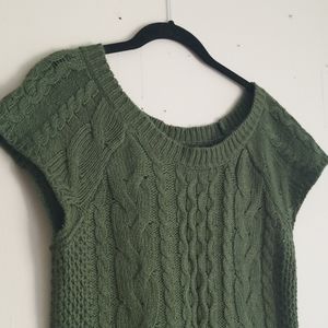 Short sleeve sweater dress